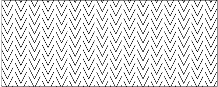 Fishbone pattern